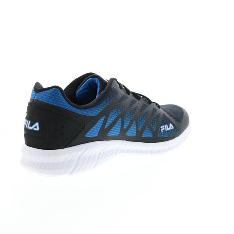 Fila Memory Fantom 6 1RM01628-009 Mens Black Canvas Athletic Running Shoes