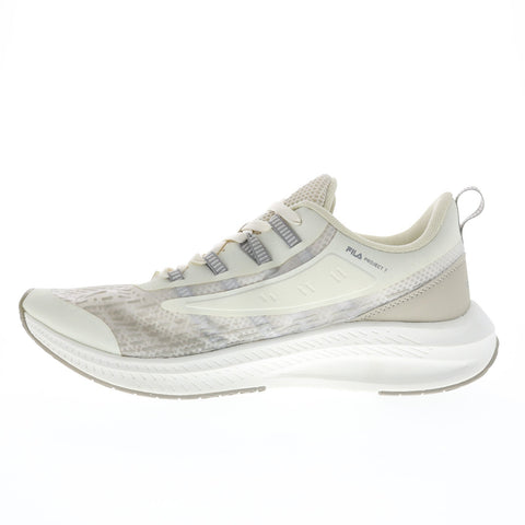 Fila Wavelet Alpha Project 7 1RM01643-920 Mens Beige Athletic Running Shoes