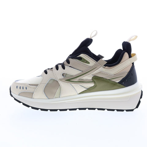 Fila Sandenal 1RM01646-201 Mens Beige Leather Lifestyle Sneakers Shoes