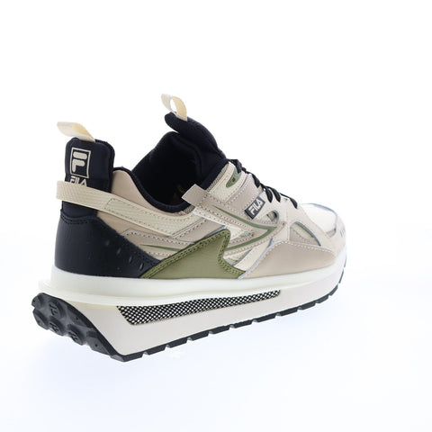 Fila Sandenal 1RM01646-201 Mens Beige Leather Lifestyle Sneakers Shoes