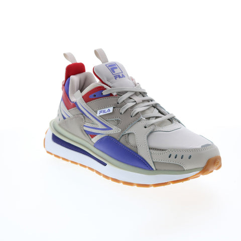 Fila Sandenal 1RM01646-253 Mens Gray Leather Lifestyle Sneakers Shoes