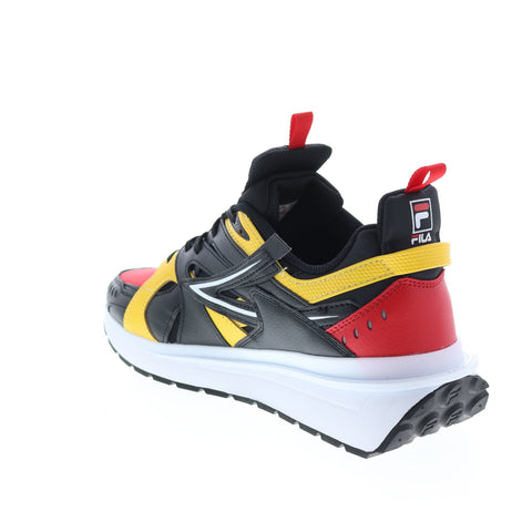Fila Sandenal 1RM01646-606 Mens Black Leather Lifestyle Sneakers Shoes