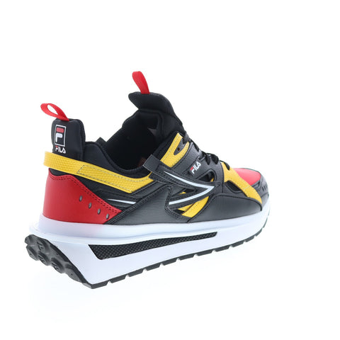 Fila Sandenal 1RM01646-606 Mens Black Leather Lifestyle Sneakers Shoes