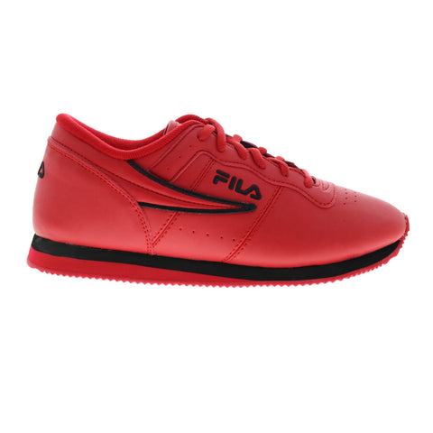Fila Machu Outline Flag 1RM01787-604 Mens Red Lifestyle Sneakers Shoes