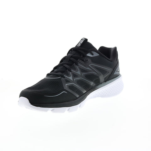 Fila Memory Wanderun 1RM01817-002 Mens Black Canvas Athletic Running Shoes