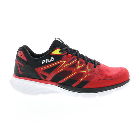 Fila Memory Wanderun 1RM01817-602 Mens Red Canvas Athletic Running Shoes