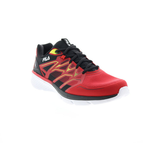 Fila Memory Wanderun 1RM01817-602 Mens Red Canvas Athletic Running Shoes