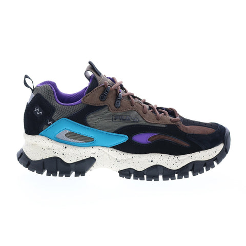 Fila Ray Tracer TR 2 1RM01887-972 Mens Black Nubuck Lifestyle Sneakers Shoes