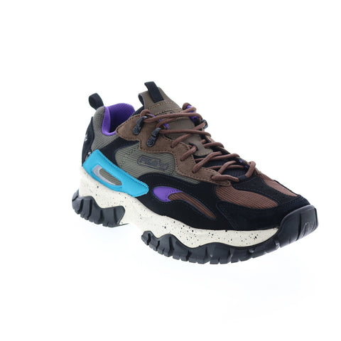 Fila Ray Tracer TR 2 1RM01887-972 Mens Black Nubuck Lifestyle Sneakers Shoes