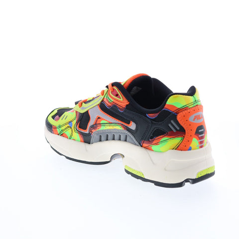 Fila Archive RJV 1RM01958-024 Mens Black Leather Lifestyle Sneakers Shoes