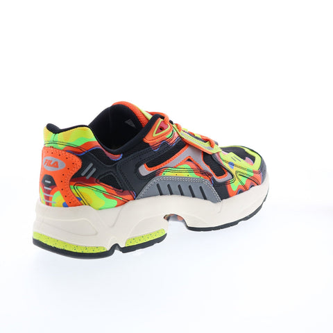 Fila Archive RJV 1RM01958-024 Mens Black Leather Lifestyle Sneakers Shoes