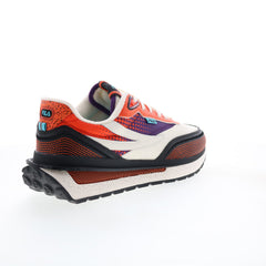 Fila Renno 1RM01972-802 Mens Orange Leather Lace Up Lifestyle