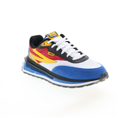 Fila Renno Ludi 1RM02036-138 Mens White Suede Lifestyle Sneakers Shoes