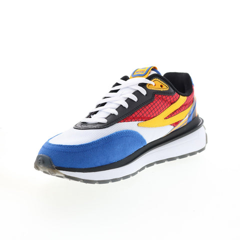 Fila Renno Ludi 1RM02036-138 Mens White Suede Lifestyle Sneakers Shoes