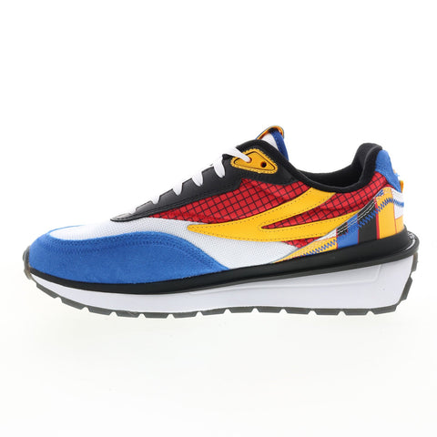 Fila Renno Ludi 1RM02036-138 Mens White Suede Lifestyle Sneakers Shoes