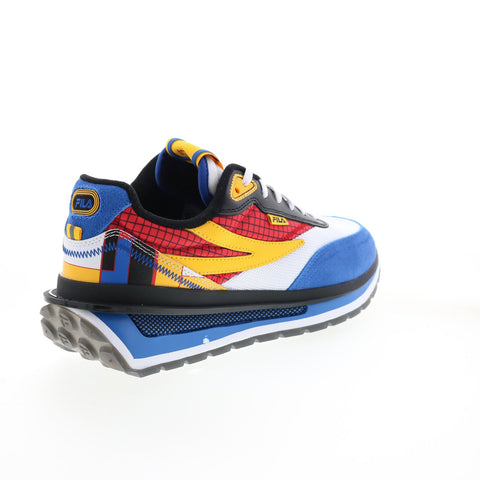 Fila Renno Ludi 1RM02036-138 Mens White Suede Lifestyle Sneakers Shoes