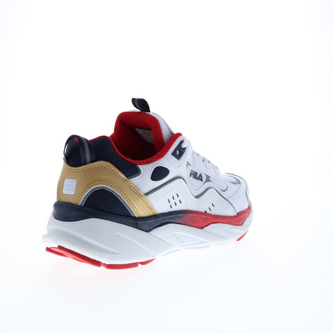 Fila Trigate 1RM02232-125 Mens White Leather Lifestyle Sneakers Shoes