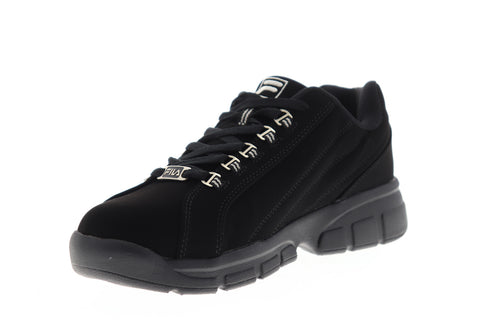 Fila Exchange 2K10 1SC055NF-010 Mens Black Nubuck Lifestyle Sneakers Shoes