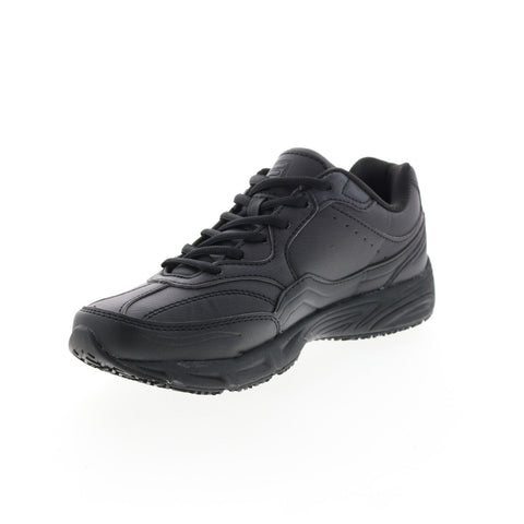 Fila On-The-Job Slip Resistant 1SC60219-001 Mens Black Athletic Work Shoes