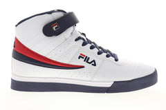 Fila Vulc 13 1SC60526-125 Mens White Leather Lace Up High Top Sneakers Shoes