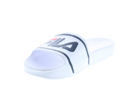 Fila Sleek Slide ST 1SM00075-125 Mens White Synthetic Slides Sandals Shoes