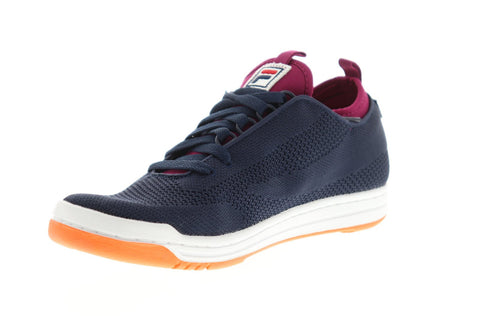 Fila Original Tennis 2.0 Knit Mens Blue Canvas Casual Low Top Sneakers Shoes