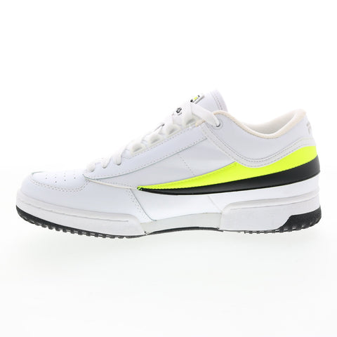 Fila T-1 Mid 1TM00074-115 Mens White Leather Lifestyle Sneakers Shoes