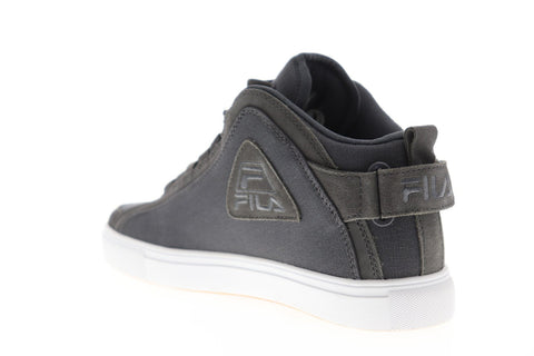 Fila V 96 Mens Gray Canvas Low Top Lace Up Sneakers Shoes