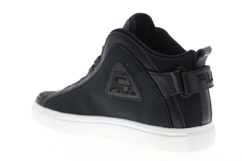 Fila V 96 Mens Black Canvas Low Top Lace Up Sneakers Shoes