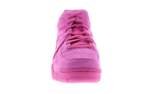 Fila The Cage Mens Pink Suede High Top Lace Up Sneakers Shoes