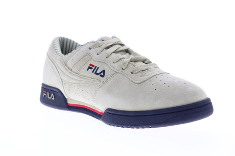 Fila Original Fitness Ps Mens Gray Suede Low Top Lace Up Sneakers Shoes