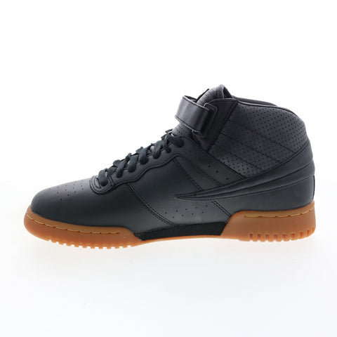 Fila F-13 1VF80128-976 Mens Black Leather Lace Up Lifestyle Sneakers Shoes
