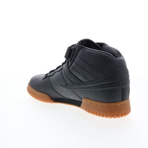 Fila F-13 1VF80128-976 Mens Black Leather Lace Up Lifestyle Sneakers Shoes