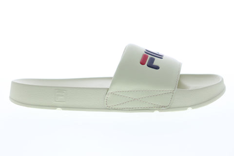 Fila Drifter 1VS10000-922 Mens Beige Tan Slip On Slides Sandals Shoes