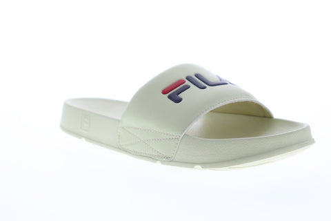 Fila Drifter 1VS10000-922 Mens Beige Tan Slip On Slides Sandals Shoes
