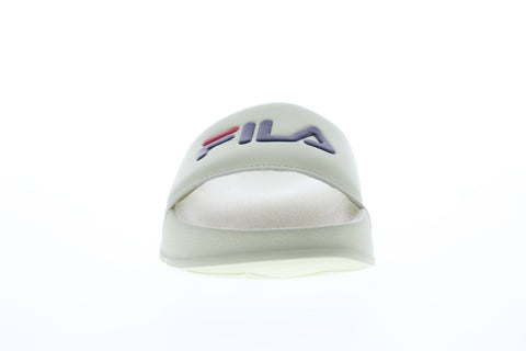 Fila Drifter 1VS10000-922 Mens Beige Tan Slip On Slides Sandals Shoes