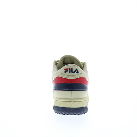 Fila T-1 Mid 1VT034LX-193 Mens Beige Leather Lifestyle Sneakers Shoes