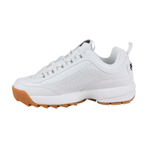 Fila Disruptor Ii 1XM90000-112 Mens White Casual Lace Up Low Top Sneakers Shoes