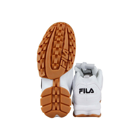 Fila Disruptor Ii 1XM90000-112 Mens White Casual Lace Up Low Top Sneakers Shoes