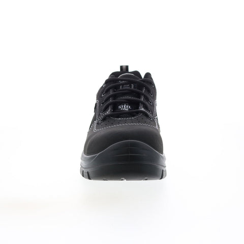 Skechers Work Trophus Steel Toe 200001 Mens Black Athletic Work Shoes