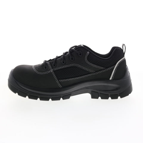 Skechers Work Trophus Steel Toe 200001 Mens Black Athletic Work Shoes