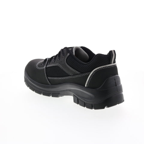 Skechers Work Trophus Steel Toe 200001 Mens Black Athletic Work Shoes