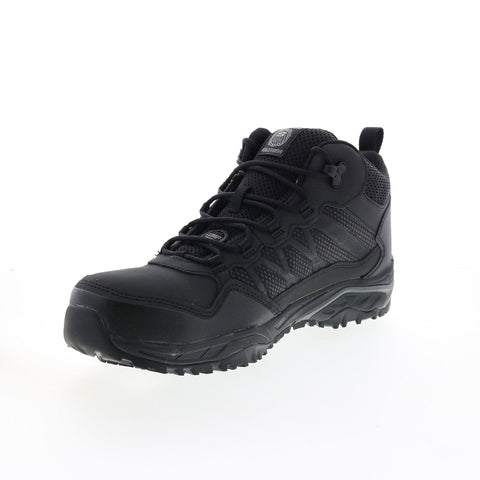 Skechers Azbar Arturas 200018 Mens Black Leather Lace Up Work Boots