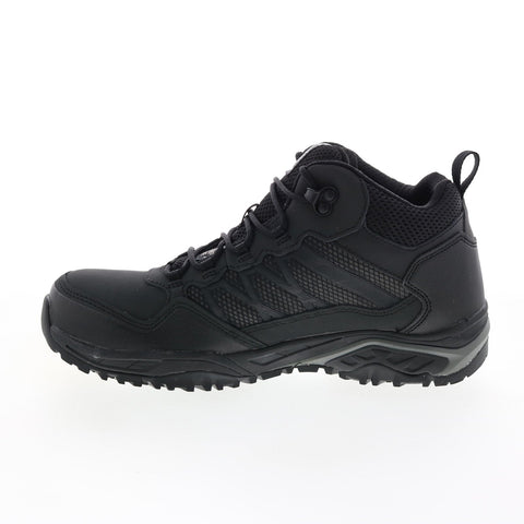 Skechers Azbar Arturas 200018 Mens Black Leather Lace Up Work Boots
