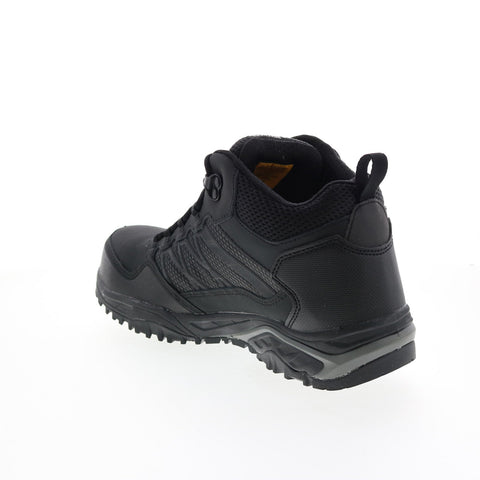 Skechers Azbar Arturas 200018 Mens Black Leather Lace Up Work Boots