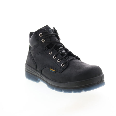 Skechers Argum 200034 Mens Black Leather Lace Up Work Boots