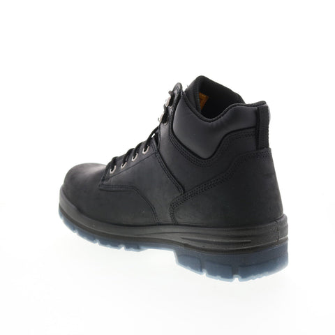 Skechers Argum 200034 Mens Black Leather Lace Up Work Boots