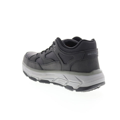 Skechers Work Relaxed Fit Max Stout Alloy Toe Mens Black Athletic Work Shoes