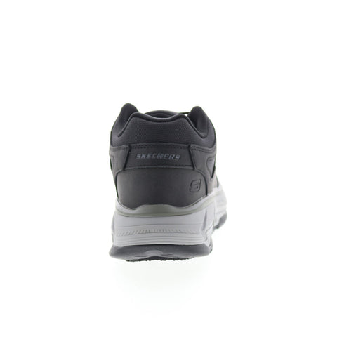 Skechers Work Relaxed Fit Max Stout Alloy Toe Mens Black Athletic Work Shoes