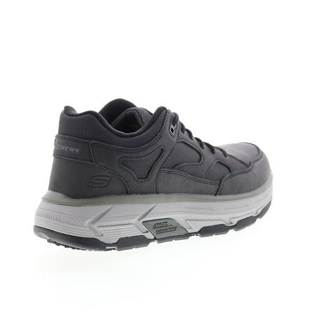 Skechers Work Relaxed Fit Max Stout Alloy Toe Mens Black Athletic Work Shoes